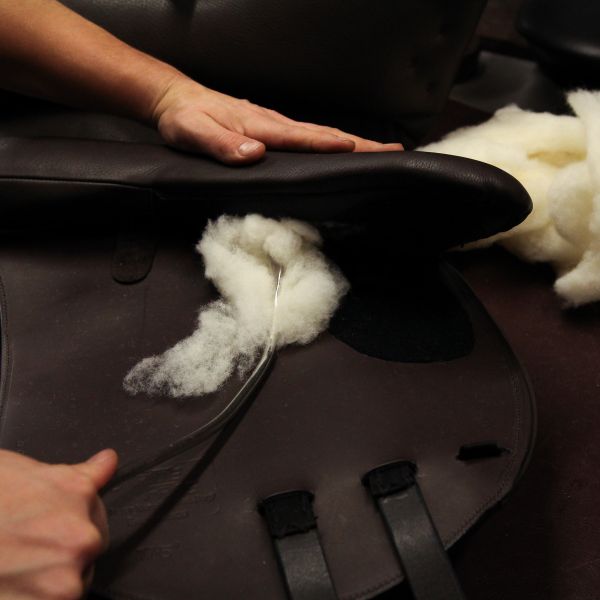 Wool Flocked Saddle